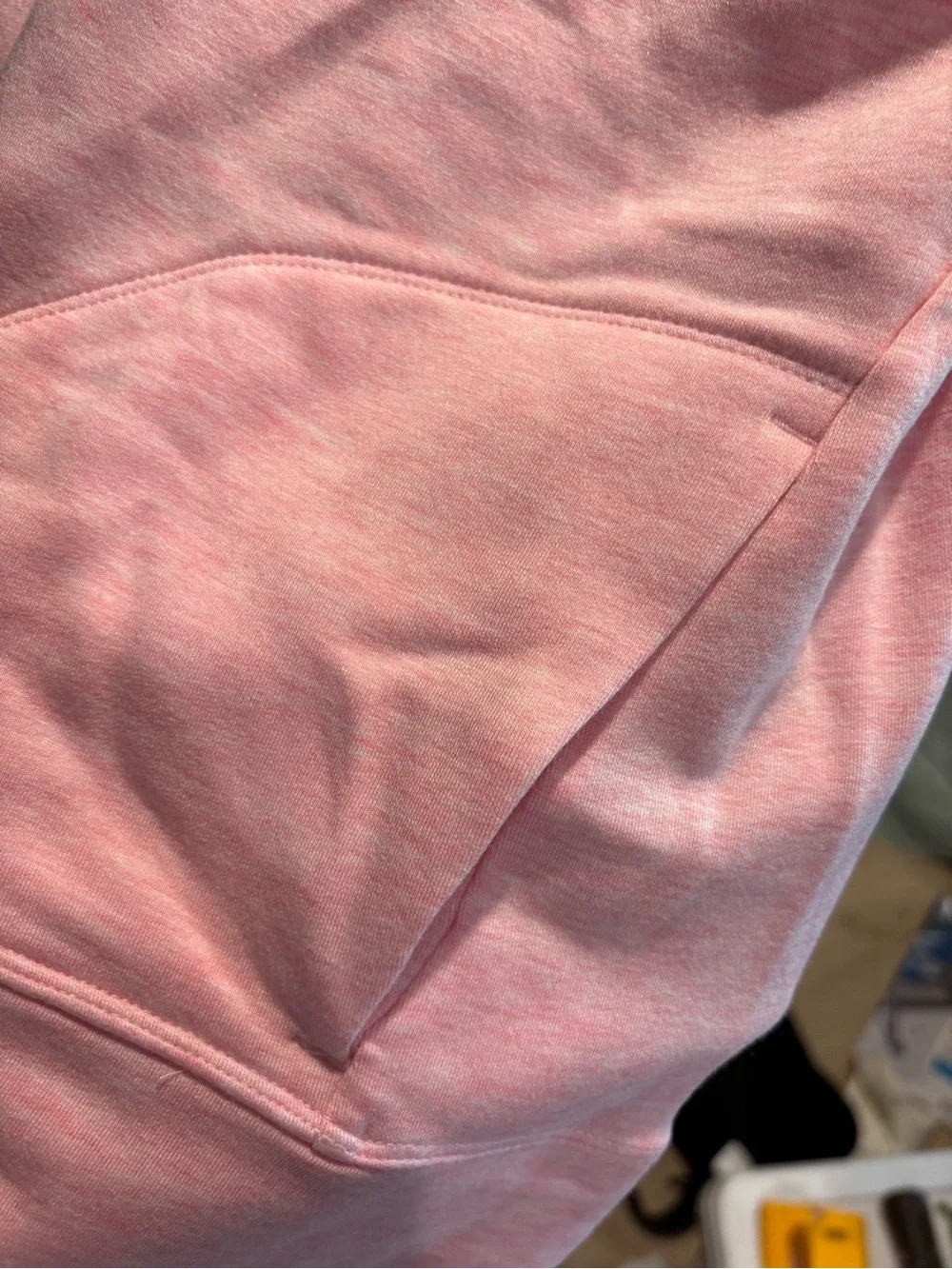 Vineyard Vines Flamingo Heather Pink Popover Hoodie - Picture 3 of 5